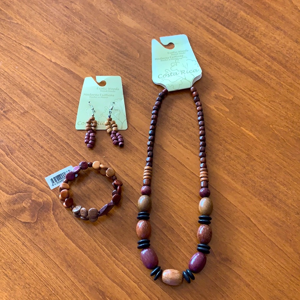 NWT ⭐️ Handmade Exotic Wood Jewelry